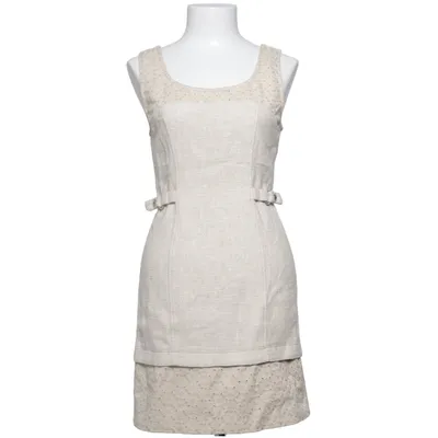 Klänning (Beige) från Versace Jeans Bomull, Linne, Modal