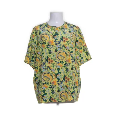 T-shirt (Jaune, Multicolore) de MSGM Soie