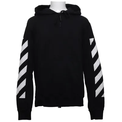Capuchon sweater (Zwart, Wit) van Off-White Katoen, Elastaan