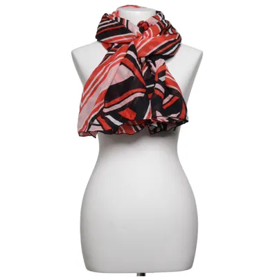 Scarf (Black, Red, White) from Louis Vuitton Cotton, Silk
