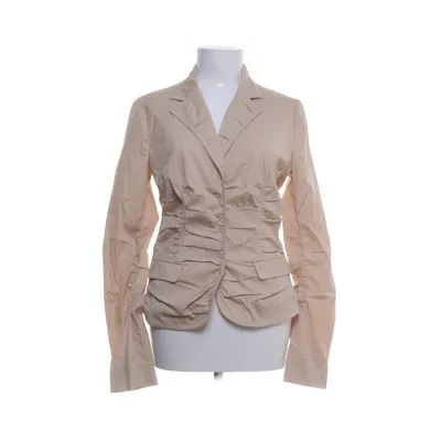 Jacket (Beige) from Prada Cotton, Elastane, Nylon
