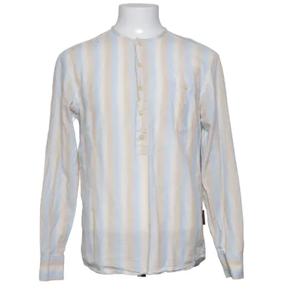 Shirt (Blauw, Beige, Wit) van Dolce & Gabbana Katoen, Linnen