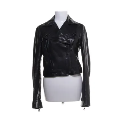 Biker jacket (Black) from Proenza Schouler Polyester, Leather, Viscose