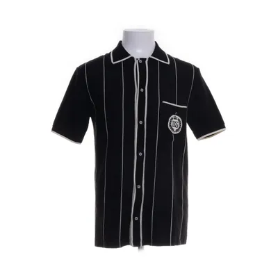 Korte mouwen shirt (Zwart, Wit) van Dolce & Gabbana Acetaat, Katoen, Elastaan, Polyester, Viscose