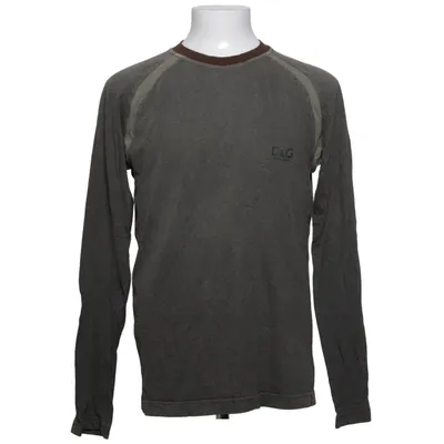 Long sleeve T-shirt (Gray, Brown) from Dolce & Gabbana