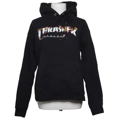 Sweat à capuche (Noir) de Thrasher Coton, Polyester