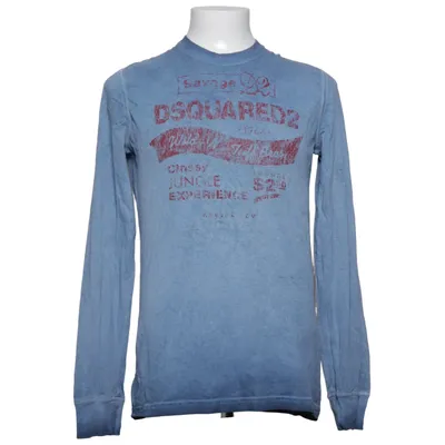 Langærmet t-shirt (Blå) fra Dsquared2 Bomuld