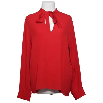 Sløjfebluse (Rød) fra Valentino Silke