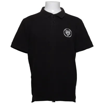 Poloshirt (Zwart) van Plein Sport Katoen, Elastaan