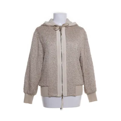 Jacka (Beige, Guldfärgad) från Moschino Bomull, Nylon, Polyester