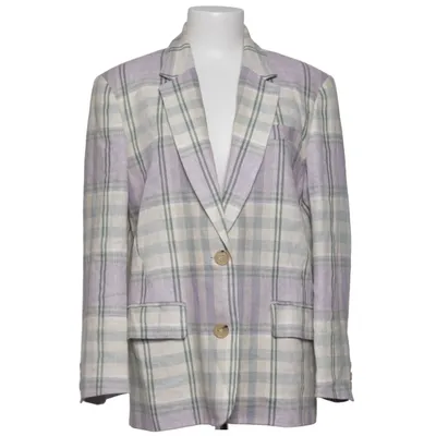 Blazer (Lila, Blauw, Meerkleurig) van Isabel Marant Étoile Katoen, Cupro, Linnen, Viscose