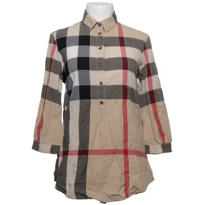 Skjorte (Beige, Sort, Rød) fra Burberry Brit Bomuld, Polyamid
