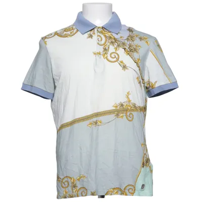 Pikétröja (Blå, Flerfärgad) från Versace Collection Bomull
