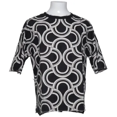T-shirt (Noir, Blanc) de Dolce & Gabbana Coton, Lin