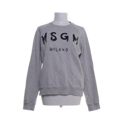 Sweatshirt (Gris, Noir) de MSGM Coton