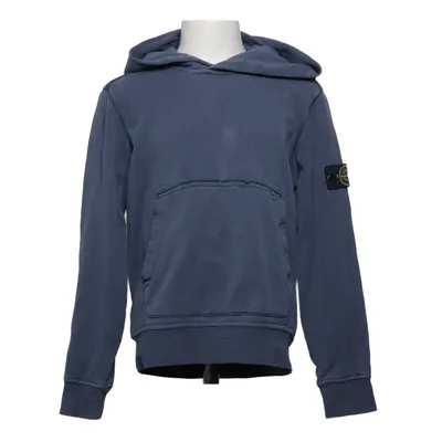 Sweat à capuche (Bleu) de Stone Island Junior Coton