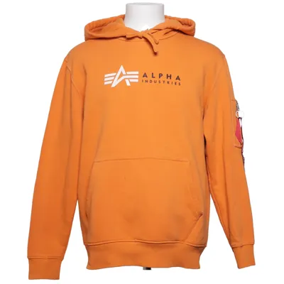 Hættetrøje (Orange) fra Alpha Industries Bomuld, Polyester