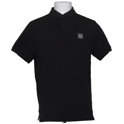 Poloshirt (Schwarz) von Stone Island Baumwolle