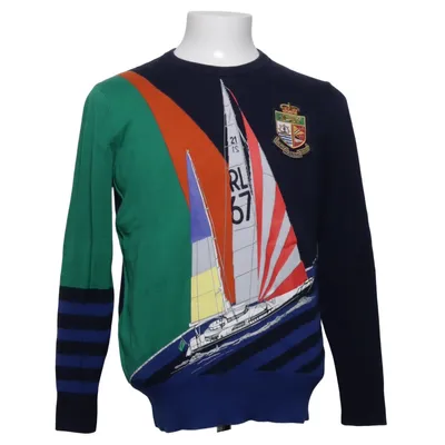 Pull-over (Bleu, Multicolore) de Polo Ralph Lauren Coton