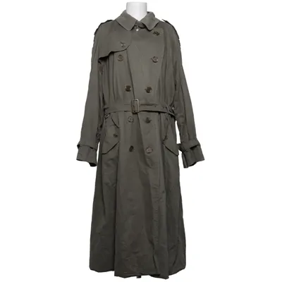 Trench coat (Green) from Burberry Cotton, Polyester
