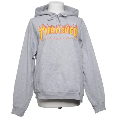 Hoodie (Gray) from Thrasher Cotton, Polyester