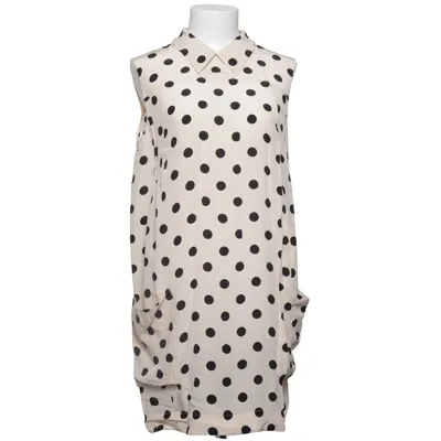 Kjole (Beige, Sort) fra Miu Miu Silke