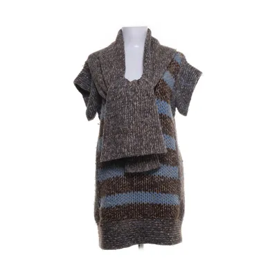 Slipover (Brun, Flerfärgad) från Issey Miyake Silke, Ull