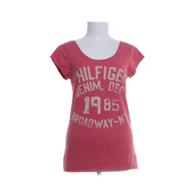T-shirt (Roze) van Hilfiger Denim Katoen, Polyester