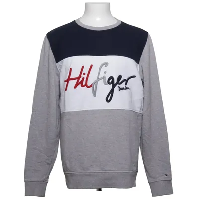 Sweatshirt (Gris) de Tommy Hilfiger Denim Coton, Élasthane