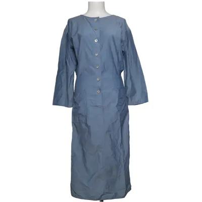 Robe longue (Bleu) de Jil Sander Coton, Polyamide