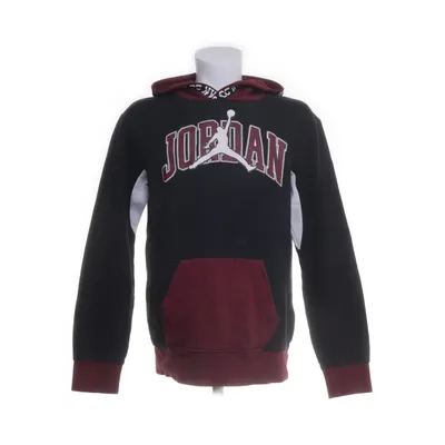 Huvtröja (Svart, Röd) från Jordan Bomull, Polyester