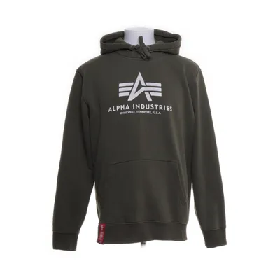 Huvtröja (Grön) från Alpha Industries Bomull, Polyester