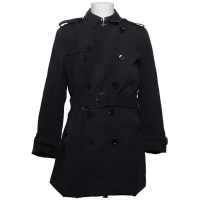 Trench coat (Blue) from Burberry Cotton, Viscose
