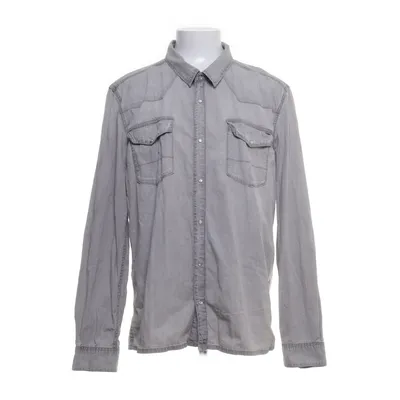 Denim blouse (Grijs) van Hilfiger Denim Katoen