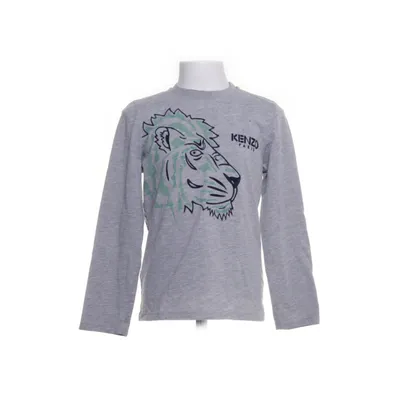 Långärmad t-shirt (Grå, Grön) från Kenzo Kids Bomull, Polyester