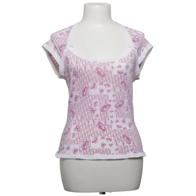 Top (Hvid, Lilla) fra Christian Dior Elastan, Polyamid