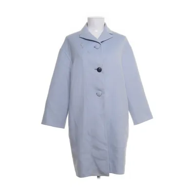 Jas (Blauw) van Prada Angora, Wol, Viscose