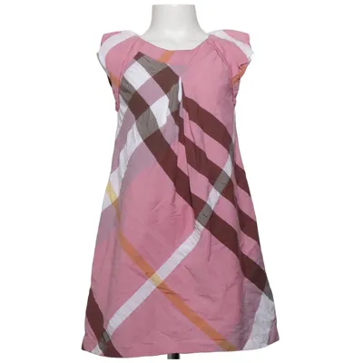 Jurk (Roze, Wit, Bruin) van Burberry Katoen, Elastaan