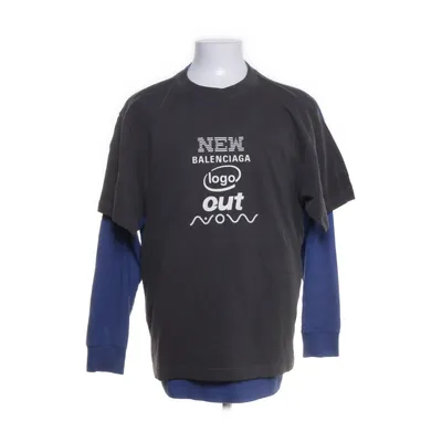 Långärmad t-shirt (Blå, Grå) från Balenciaga Bomull