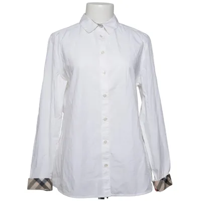 Skjorte (Hvid) fra Burberry Brit Bomuld, Elastan
