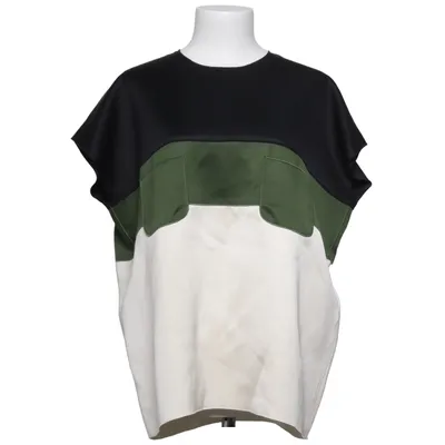 Haut (Noir, Vert, Blanc) de Céline Soie, Laine