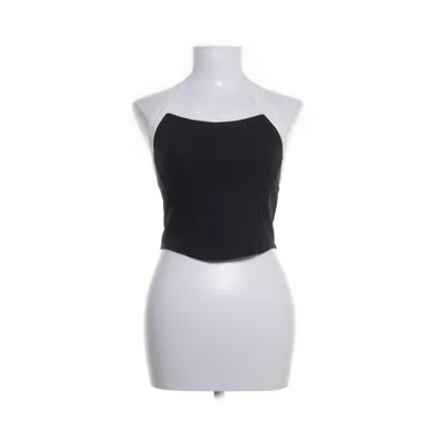 Halternecktopp (Svart, Vit) från Jordan Elastan, Polyester