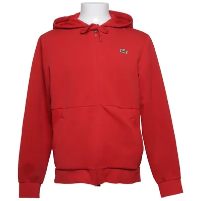 Sweat à capuche (Rouge) de Lacoste Sport Coton, Élasthane, Polyester