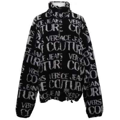 Jacke (Schwarz, Weiß) von Versace Jeans Couture Acetat, Baumwolle, Polyester