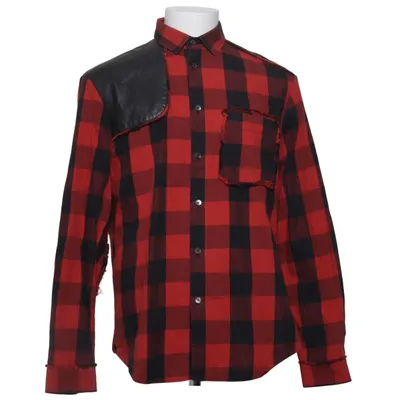 Chemise en flanelle (Rouge, Noir) de McQ by Alexander McQueen Coton, Polyester