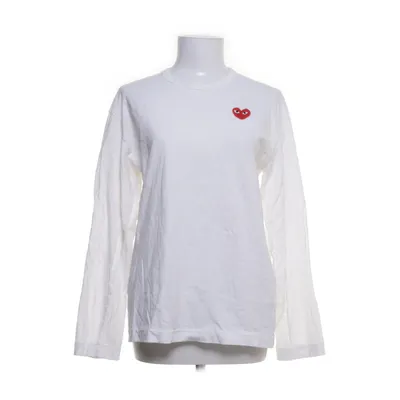 Langærmet t-shirt (Hvid) fra Comme des Garçons PLAY Bomuld