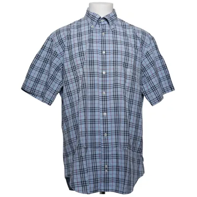 Korte mouwen shirt (Blauw, Meerkleurig) van Burberry Katoen
