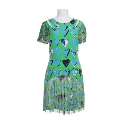 Dress (Green, Blue, Black) from Versace for H&M Elastane, Polyester, Silk