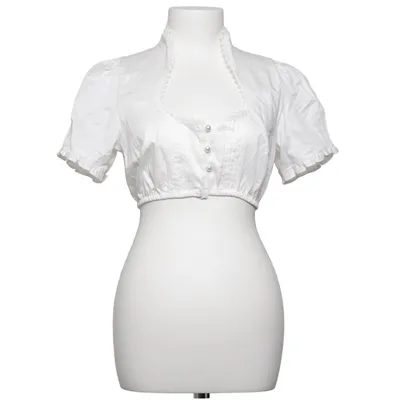 Dirndlbluse (Weiß) von Krüger Baumwolle