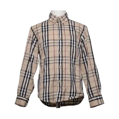 Shirt (Beige, Zwart, Rood) van Burberry Katoen